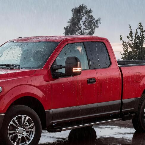 مؤشر مصباح إشارة الانعطاف للباب الأيسر للسائق متوافق مع Ford F-150 F-250 F-350 F-450 F-550 2015-2024 يستبدل FL34-13B382-CA in Kuwait