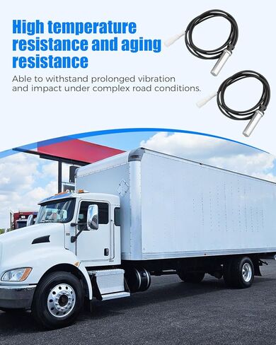 مستشعر سرعة العجلات ABS أمامي وخلفي مناسب لـ Freightliner Internationa Kenworth Peterbilt Sterling فولفو استبدال 970-5012، قطعتان in Saudi Arabia