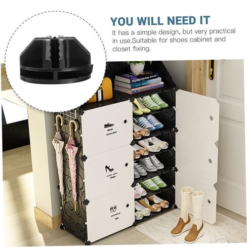 40 Pcs Abs Plastic Connectors for Cube Storage Shelving Modular Organizer Closet Wire Grid Cubes in Saudi Arabia