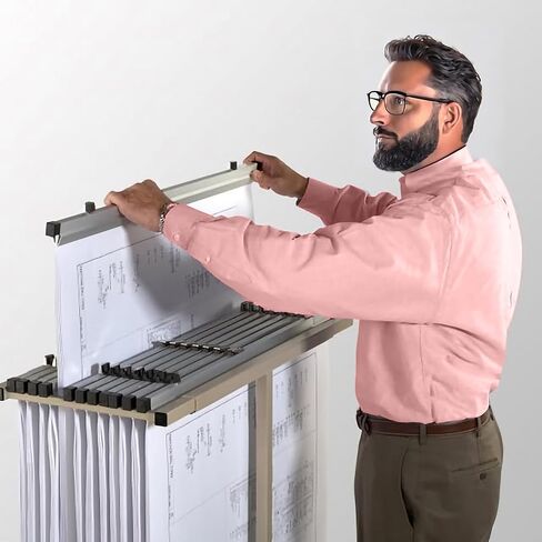 FixtureDisplays® 24" Blueprint File Hanging Clamp, One Case of 12 Clamps 16741-24IN in Saudi Arabia