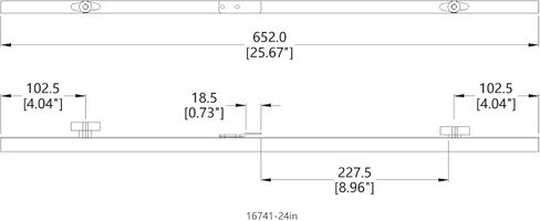 FixtureDisplays® 24" Blueprint File Hanging Clamp, One Case of 12 Clamps 16741-24IN in Saudi Arabia