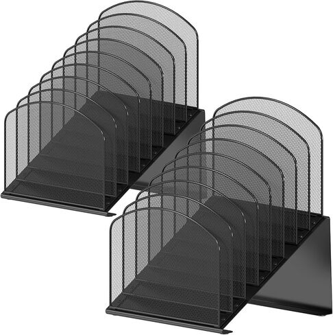 منظم ملفات المكتب المائل، منظم مكتب قائم مكون من 8 أقسام، فارز ملفات قائم لتنظيم سطح المكتب والفصول الدراسية in Kuwait