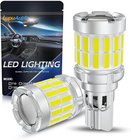 912 921 مصابيح كهربائية عكسية احتياطية، غير قطبية 906 W16W T15 921 LED لمبة احتياطية لوقوف السيارات، أضواء عكسية، التوصيل والتشغيل، حزمة من 2 in Kuwait