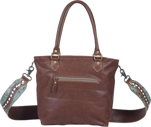 Azure Patterned Hairon Leather Bag in Kuwait