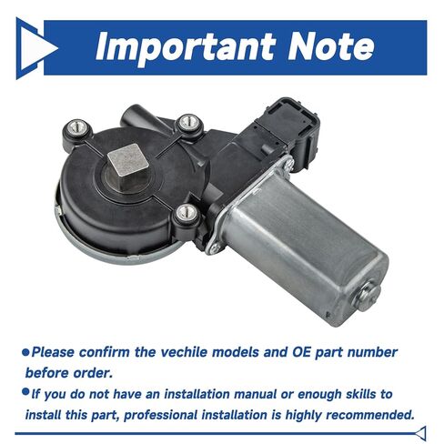 Obaee Power Window Lift Motor Front Left Driver Side Compatible with Nissan Cube 1.8L 2009-2014, Nissan Juke 1.6L 2011-2017, Nissan Leaf Electric 2011-2012, Replace 80731-JX30C, 80731JX30C in Saudi Arabia