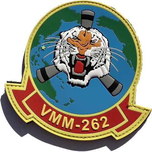 VMM-262 Flying Tigers رقعة سرب PVC بالألوان الكاملة - خطاف وحلقة in Saudi Arabia