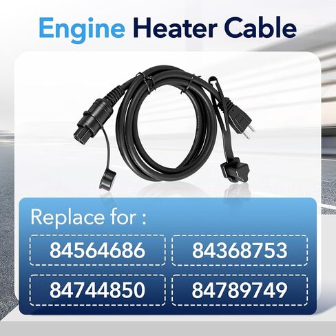 84564686 Block Heater Cable, Engine Heater Cable Fits for 2019-2023 Chevrolet Silverado 1500/LD/LTD, 2020-2024 GM Chevy Silverado 2500/3500 HD Duramax Trucks, 2019-2022 Buick Cadillac in Saudi Arabia