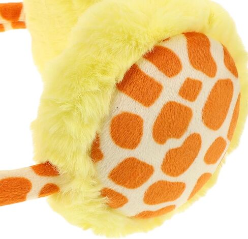 BESPORTBLE Ear Muffs Winter Warm Fluffy Faux Fur Giraffe Animal Ear Warmers Adjustable Headband for Boys and Cold Weather Outdoor Protection in Saudi Arabia