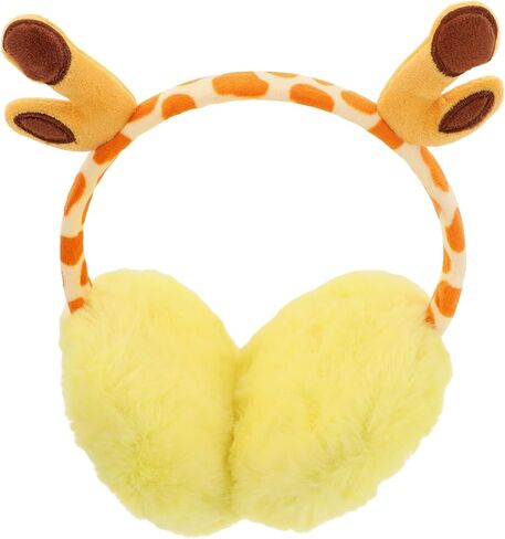 Plush Animal Earmuffs Soft Faux Fur Ear Warmers Adjustable Winter Headband for Boys and Outdoor Cold Weather Protection in Saudi Arabia