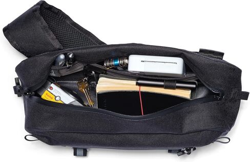 Chrome Industries Mini Kadet WP Sling Bag – Water Resistant Messenger Crossbody Bag for Women & Men with Adjustable + Swappable Slider – 5L, Black in Saudi Arabia