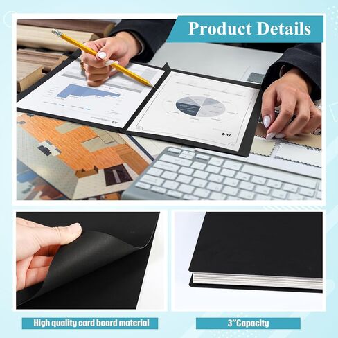 10 Pcs 11x17 Inch Pressboard Report Cover, 3" Capacity Presentation Binder Folder with Metal Prong Paper Fastener to Neatly Bind Reports Proposals Transcripts, Other Documents in Saudi Arabia