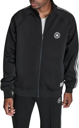 Converse Men's Retro Chuck Full Zip Mockneck Sweatshirt in Saudi Arabia