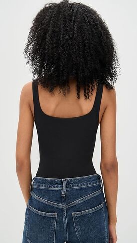 alice + olivia Women's Eve Zip Front Thong Bodysuit in Saudi Arabia