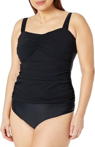Profile by Gottex Womens Tutti Frutti Plus Size Sweetheart Underwire Tankini Top in Kuwait