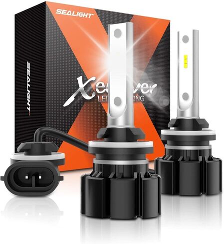 مصابيح الضباب SEALIGHT 880 LED أو DRL، 6000K أبيض، عمر أكثر من 50000 ساعة، مصباح ضباب 885 893 899، مصابيح ضباب فائقة السطوع، خالية من أخطاء Can-bus، التوصيل والتشغيل، إضاءة 360 درجة in Kuwait