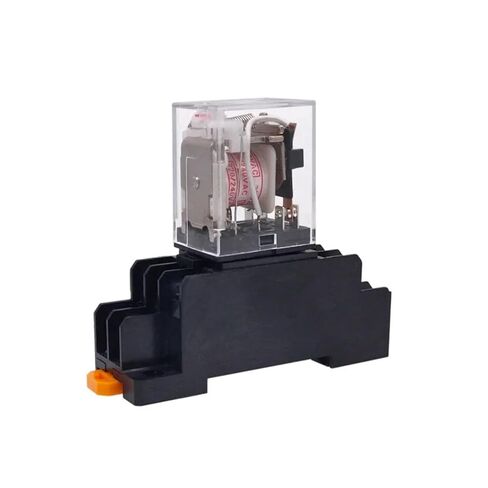 مفتاح مرحل متوسط ​​كهرومغناطيسي ملف مصغر مع قاعدة LED MY2NJ/3NJ/3NJ HH54P DC6V in Saudi Arabia
