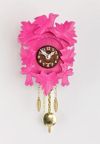 Trenkle Kuckulino Black Forest Clock with Quartz Movement and Cuckoo Chime, Pink TU 2015 PQ Pink in Saudi Arabia