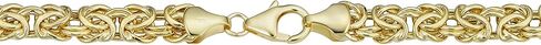 Kooljewelry 14k Yellow Gold 6 mm Byzantine Bracelet (7.5 inch) in Saudi Arabia