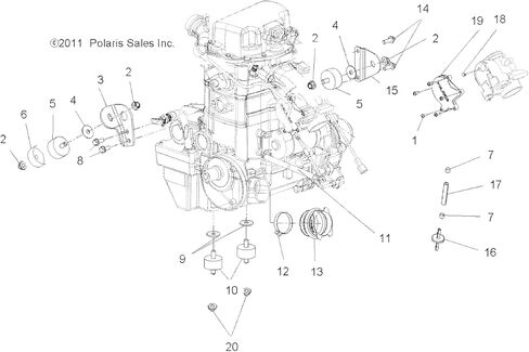 حذاء Polaris Intake Boot، لموديلات ATV وRZR الرياضية المحددة، OEM أصلي - الجزء 5412634 in Kuwait