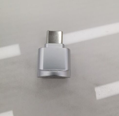 Sanpyl Type C TF Card Reader, Ultra Small Aluminum Alloy OTG Reader with Plug & Play Design for Easy Photos Files Transfer, Portable Adapter in Saudi Arabia