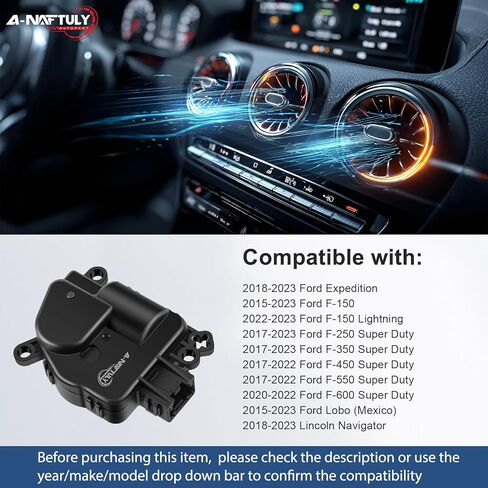 مشغل باب مزيج سخان HVAC متوافق مع Ford Expedition F150 Lobo F250 F350 F450 F550 F600 Super Duty، 2018-2023 Lincoln Navigator، مشغل باب الهواء 604-290 FL3Z19E616B in Kuwait