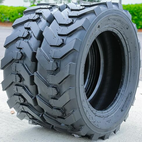 Set of 4 (FOUR) Forerunner SKS-5 Industrial Skid Steer All-Season Tires-27X8.5-15 27X8.5X15 Load Range 6-Ply BSW Black Side Wall in Saudi Arabia