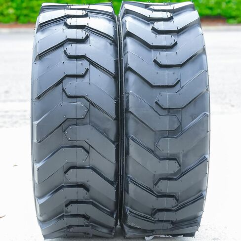 Set of 4 (FOUR) Forerunner SKS-5 Industrial Skid Steer All-Season Tires-27X8.5-15 27X8.5X15 Load Range 6-Ply BSW Black Side Wall in Saudi Arabia