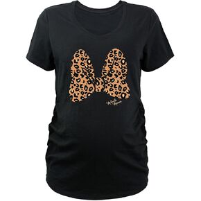 Women's Mickey & Friends Cheetah Bow Print T-Shirt in Saudi Arabia