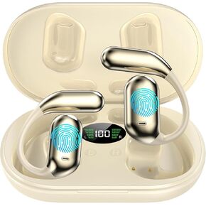 سماعات أذن للترجمة بالذكاء الاصطناعي في الوقت الحقيقي من R'hllor، سماعات أذن مفتوحة الأذن Audiofonos Traductores Inglés Español ثنائية الاتجاه، خطافات أذن لاسلكية تعمل بالبلوتوث للعمل والسفر والتعلم والاجتماعات (أسود) in Kuwait