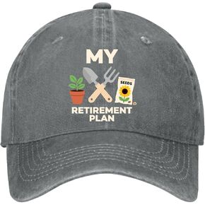 Gardening is My Retirements Plan Hats for Mens Vintage Washed Distressed in Saudi Arabia