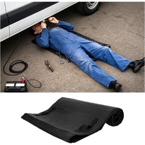 Car Magic Rolling Creeper Mat, 58 x 27 Portable Under Vehicle Creeper Rolling Repair Pad, Foldable Automotive Garage Mechanic Mat for Working on The Ground, Universal for ATV UTV Sedan in Saudi Arabia