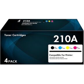 210A Toner Cartridges 4-Pack High Yield for Color Laser Jet Pro MFP 4301fdw 210A Compatible for HP 4201dn 4201dne 4201dw 4201dwe MFP 4301dw 4301dwe in Kuwait