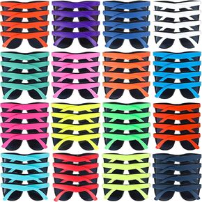 Bulk Sunglasses 64 Pack 16 Colors Neon Sunglasses with UV Protection for Party Favors,Party Toys, Great Gift，Goody Bag Favors，Beach Pool Birthday Party Supplies for Adults and Kids in Kuwait
