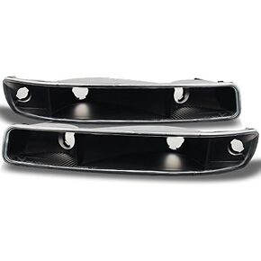 AKKON - For GMC Sierra Yukon Front Bumper Signal Lights Parking Lamps Black in Saudi Arabia