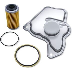 VEHICODE Automatic CVT Transmission Filter Kit Compatible with Nissan Altima Rogue Sport Juke NV200, Trans Oil Pan Fluid Change Service Kit Replace 31726-28X0A, 31728-28X0A in Saudi Arabia