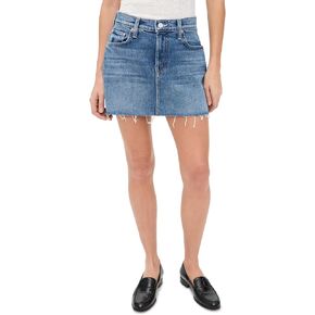 MOTHER Women's The Ditcher Mini Fray Skirt in Saudi Arabia