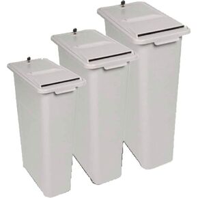 HSM 27" Lockable Shredder Bin, 20-Gallon Capacity, Gray | HSM1070070210 in Kuwait