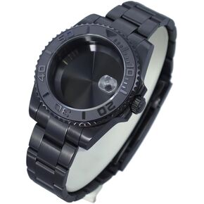 Luxury Black PVD Diving Ceramic Bezel Watch Case Sapphire Glass for NH35/34/36/38 ETA2824 Miyota8215 Movement in Kuwait
