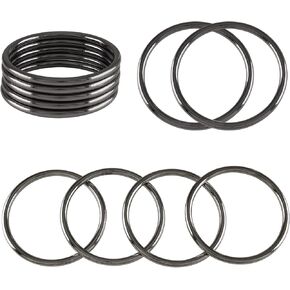 20 PCS 1" Welded O Ring, Silver Smoothing Metal O Ring, Round Ring Welded for Camping Belt, Luggage, Dog Leashes, Handbag Accessories in Saudi Arabia