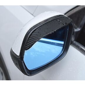 2 قطعة واقي المطر للمرآة الجانبية، غطاء المطر بمرآة الرؤية الخلفية للسيارة، درع المطر السيليكون، غطاء مرآة واقي الواقي المطاطي in Kuwait