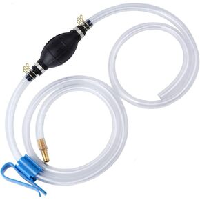 مضخة نقل الوقود اليدوية، مضخة يدوية يدوية للخزانات مع مضخة نقل واحدة وخراطيم سيفون PVC متينة مطورة 15 مم تتضمن مشابك خرطوم وأبازيم معدنية وتركيبات نحاسية in Kuwait