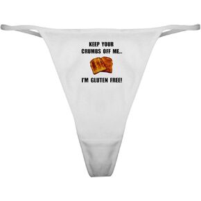 ملابس داخلية كلاسيكية من CafePress Crumbs Off Me خالية من الغلوتين، سراويل داخلية نسائية in Saudi Arabia