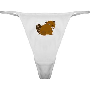 CafePress Canadian Beaver Classic Thong Underwear, Womens Panties in Saudi Arabia