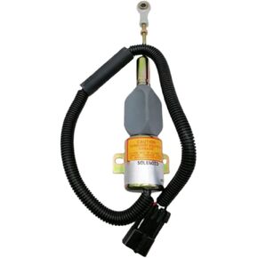 Fuel Shut Off Solenoid Valve 504017345 113483 F4BE0684M 1223.3594.30 For Kobelco Excavator E215 For New Holland WX200 in Kuwait