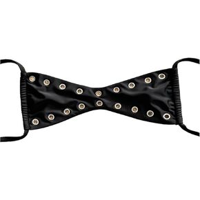 SHENHE Women's Goth Punk Grommet Eyelet Bikini Top Scoop Neck Tie Back Y2k Bathing Suit Top Only in Saudi Arabia
