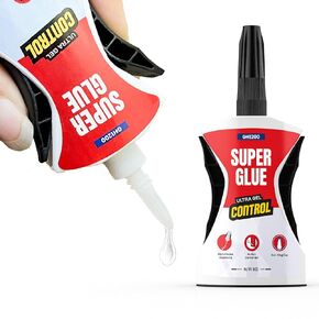Micro Precise Super Glue Gel 6g x 2 PCs توزيع دقيق للغاية للإصلاحات التي لا تسبب فوضى، غراء Ca غير بالتنقيط، روابط Multipack Gel Superglue في ثوانٍ in Kuwait
