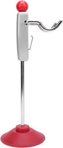 Steering Wheel Alignment Tool Metal ABS Red Silver 14.5in Holder Stand Tool Wheel Alignment Essential Tool High Strength Universal Fit Accurate Measurement for Vehicle Calibration in Kuwait