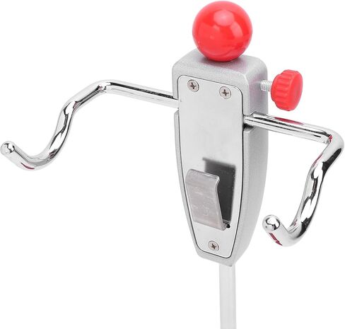 Steering Wheel Alignment Tool Metal ABS Red Silver 14.5in Holder Stand Tool Wheel Alignment Essential Tool High Strength Universal Fit Accurate Measurement for Vehicle Calibration in Kuwait