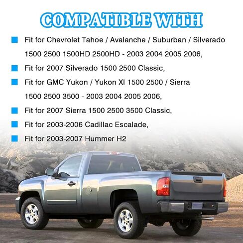 Front Right Passenger Window and lock Switch Controls Compatible With 2003-2006 Chevrolet Silverado, GMC Sierra, Cadillac Escalade and Yukon, 2003-2007 Hummer H2 Replace for 19115820 10398574 10398581 in Saudi Arabia