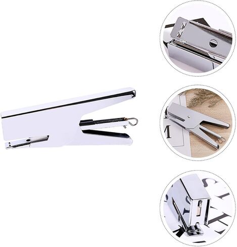 Homoyoyo Metal Stapler Handheld Plier Stapler Portable Mini File Binding Tool Labor-Saving for Office and Student Desktop Use in Saudi Arabia
